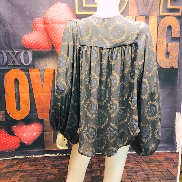 “FREE PEOPLE Drastic DEEP V NECK BLOUSE - Picture 5 of 16